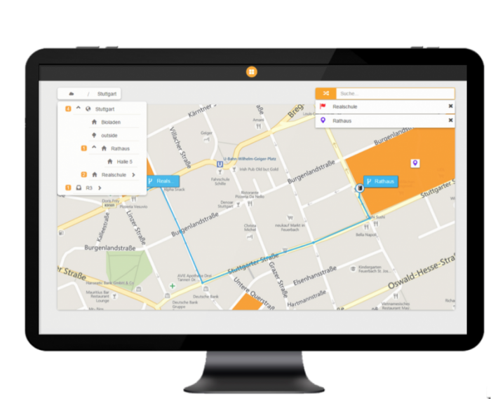 Wege berechnen mit .secure.MAPS Wege berechnen mit .secure.MAPS