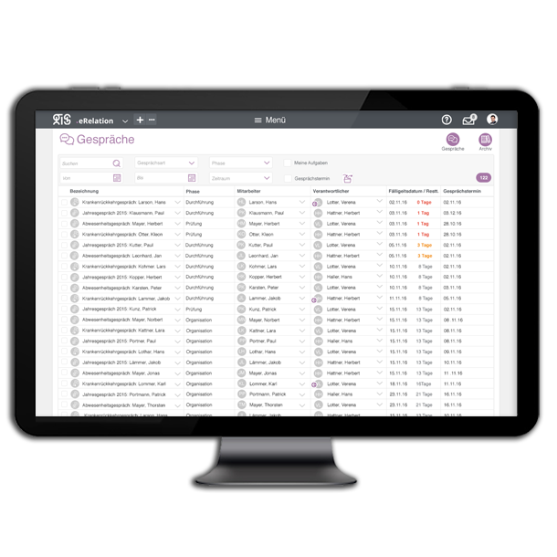 Mitarbeitergespräche mit .secure.ERELATIONS&SCORING Mitarbeitergespräche mit .secure.ERELATIONS&SCORING