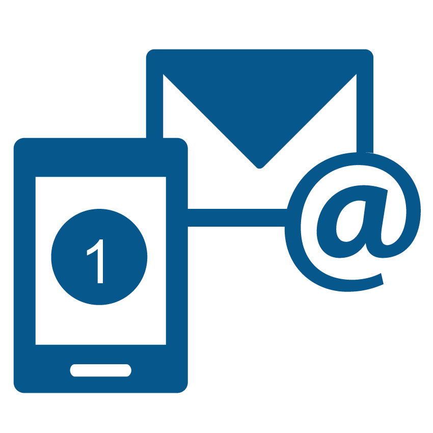 Versand von Informationen (Mail, SMS, etc.)