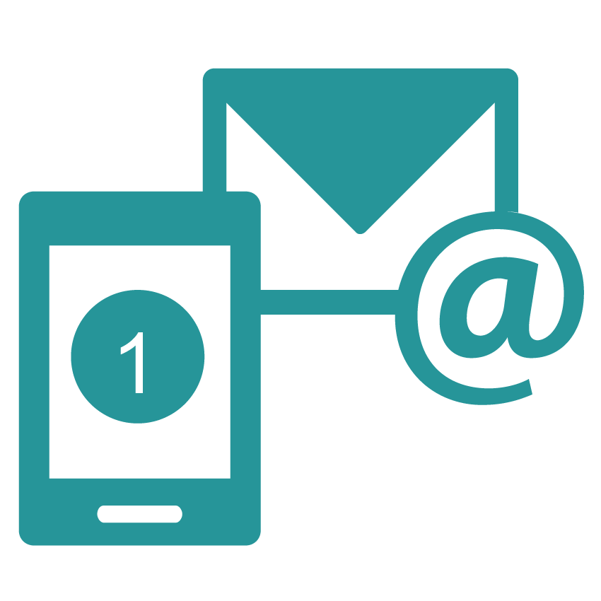 Versand von Informationen (Mail, SMS, etc.)